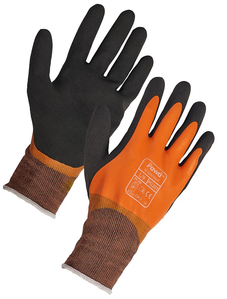 Pawa Pg20183 Latex Dual Dipped Gloves - L (9)