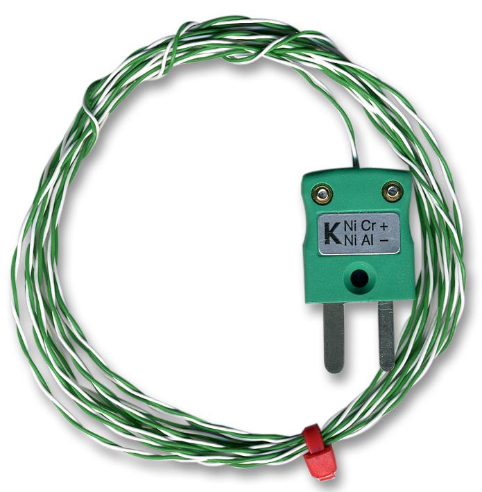 Labfacility Z2-K-2-Mp X 5 Thermocouple, K, Plug, 2M, 250 Deg, Pk5