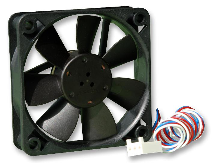 ebm-papst 612F/2L-640 Fan, Pc, W/Connector, 60mm 12Vdc