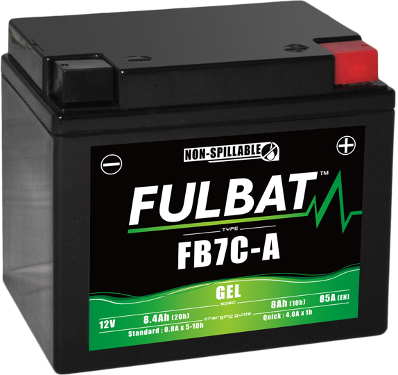 Fulbat FB7-A Gel Motorcycle Battery Size