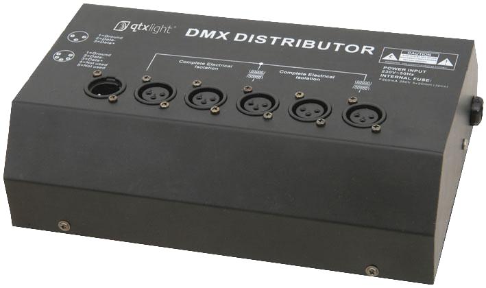 Qtx Light 154.101 Distributor, Dmx, 4Way