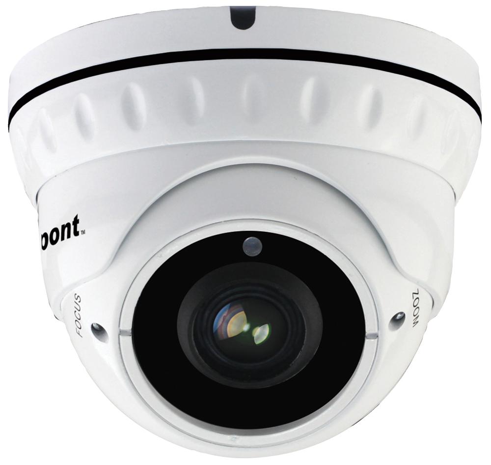 Blupont Sc-1080P-Dw-Vf-Stv-Bes Dome Camera, 1080P, White, 2.8-12mm Vf