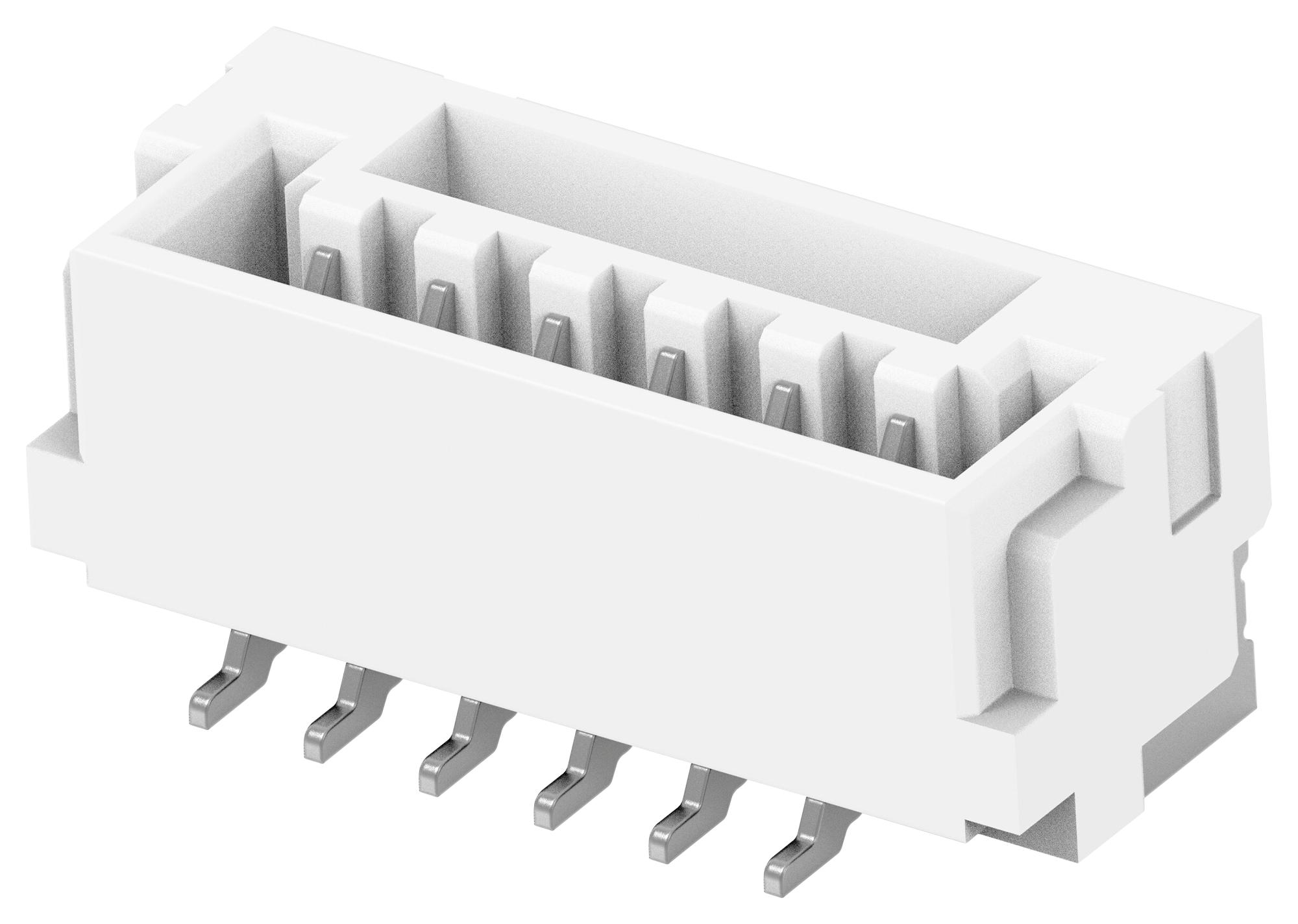 Te Connectivity 2390138-6 Conn, Header, 6Pos, 1Row, 1.25mm