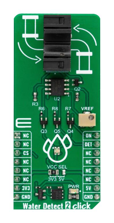 MikroElektronika Mikroe-5820 Water Detect 2 Click Add-On Brd, 3.3V/5V