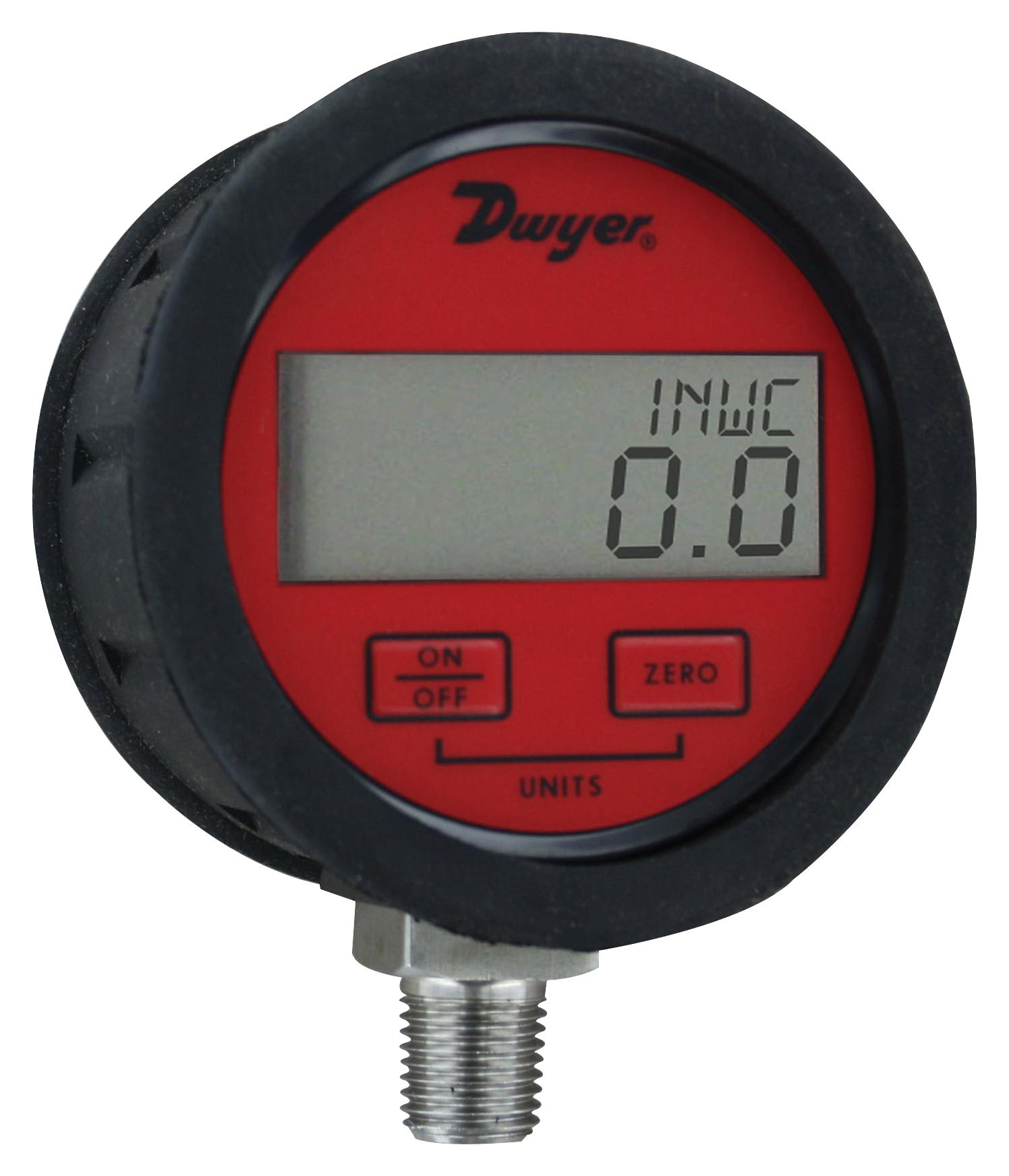 Dwyer Dpgab-00 Digital Pressure Gauge, 0Psi, 1/4