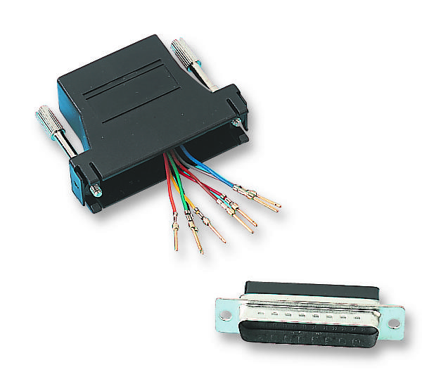 MH Connectors Mhda25-Pmj8-K Adaptor, D Plug 25Way-Rj45