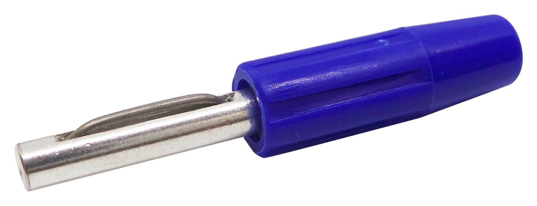Deltron Components 550-0200-01 Plug, 4mm, Blue