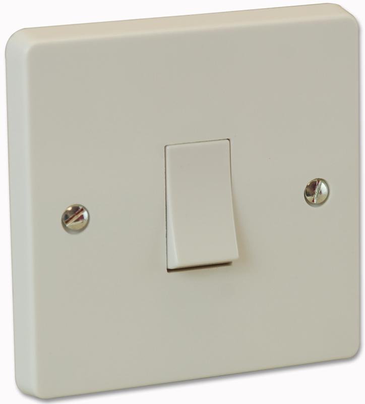 Crabtree 4170 1G2W Plate Switch 10A