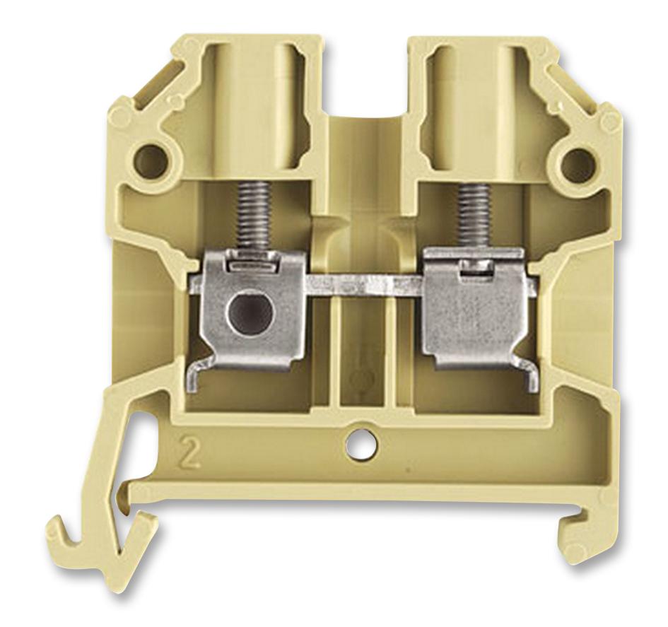 Weidmuller 044366 Sak4/35 Terminal Block, Din Rail, 2Pos, 10Awg