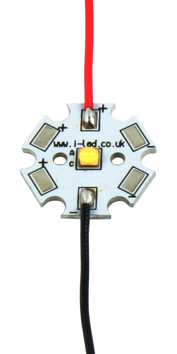 Intelligent Led Solutions Ilh-Sg01-Sire-Sc221-Wir200. Led Module, Red, Star, 61Lm, 625Nm