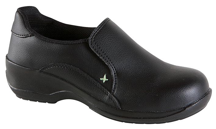 Toesavers 2500-3 Safety Shoe, Ladies, Slip-On, Black, 3