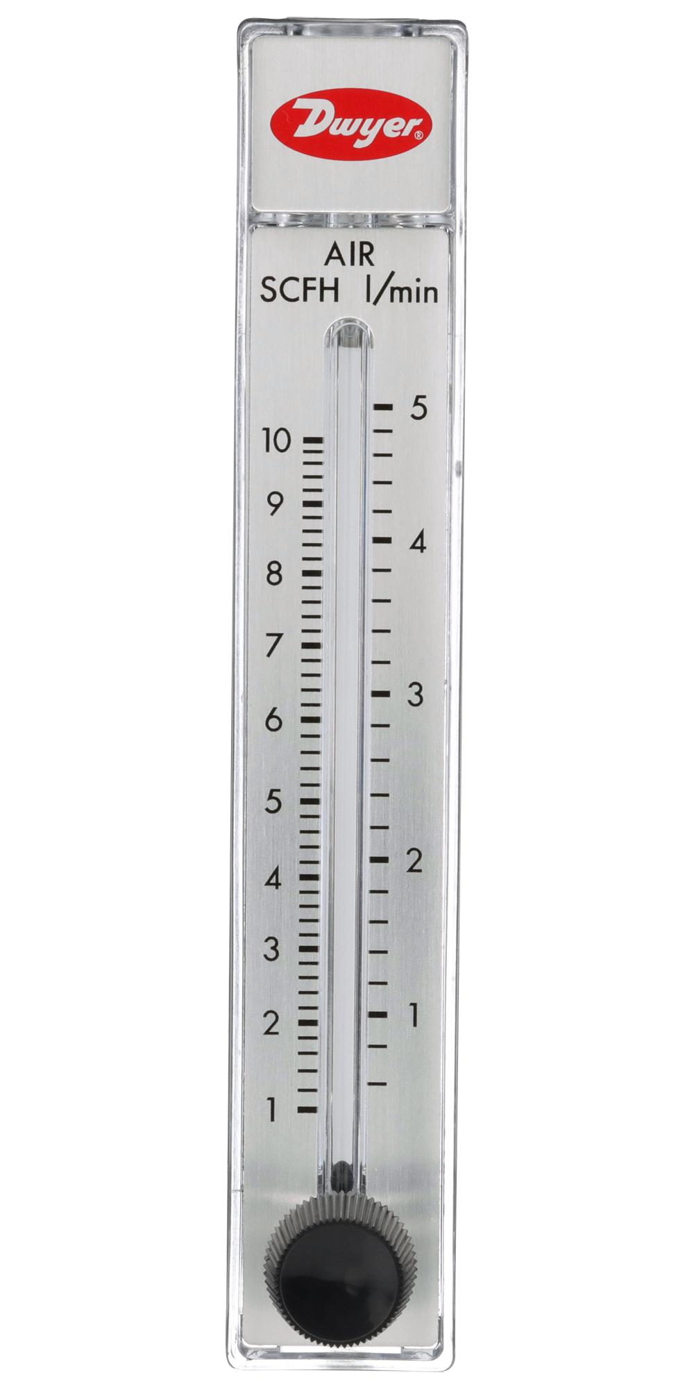 Dwyer Rmb-50D-Ssv Air Flowmeter, 100Psi, 5Lpm, 1/4