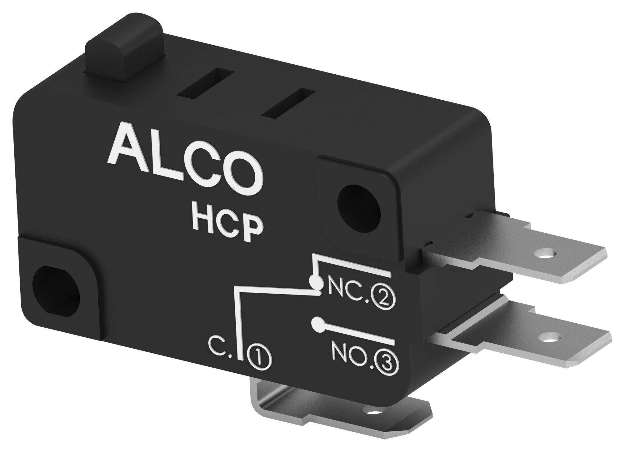 Alcoswitch / Te Connectivity Hcp16Dtd0L04. Microswitch, Spdt, 16A, 250Vac