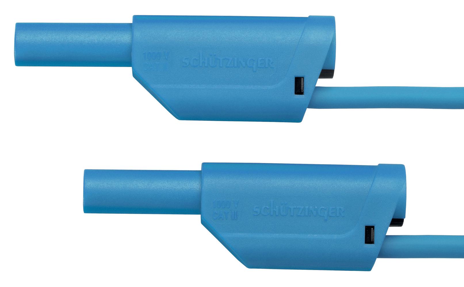 Schutzinger Vsfk 5000 / 1 / 100 / Bl Test Lead, 4mm Stackable Banana Plug, 1M