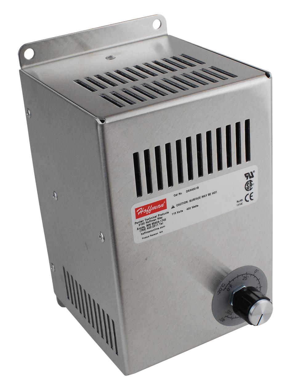 nVent Hoffman Dah4001B Electric Heater, 400W, 0+F-100+F, 115V