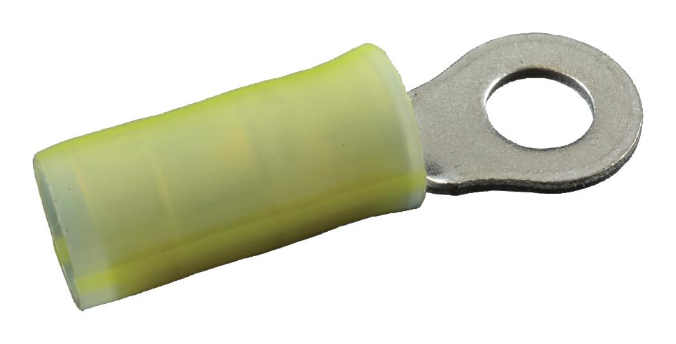 Amp Connectors / Te Connectivity 2-36161-3. Terminal, Ring Tongue, #10, Crimp Yellow