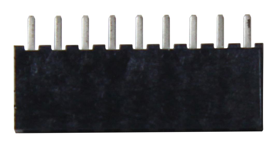 Samtec Sqt-109-01-L-S Connector, Rcpt, 9Pos, 1Row, 2mm