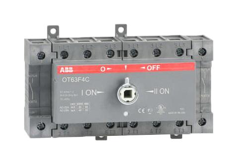 Abb Ot63F4C Switch Isolator, 4 Pole, 63A, 415Vac