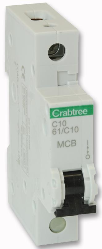 Crabtree S61/c10 Starbreaker 10A Sp Type C Mcb