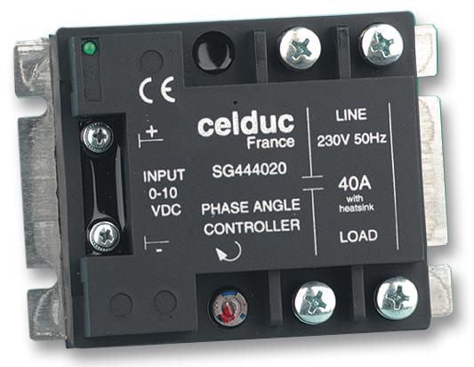 Celduc Sg464120 Controller, Phase Angle, 40A