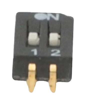 APEM Ikh0203000 Dip Switch, 2Pos, 0.025A, 24Vdc, Smd