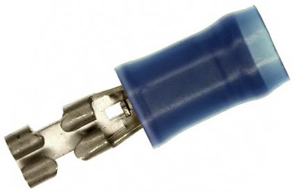 Amp Connectors / Te Connectivity 640927-1 Terminal, Female Disconnect, 0.11In Blue