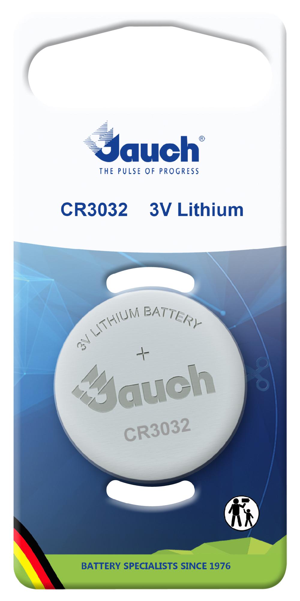Jauch Cr 3032 Battery, Non Rechargeable, 600Mah, 3V