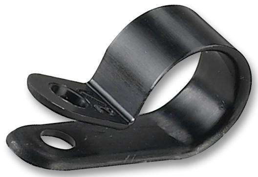 Panduit Cch38-S10-C0 P Clip, Fixed Diameter, Black, Pk100