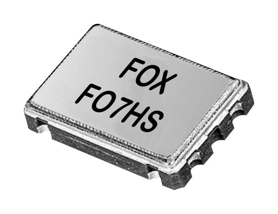 Fox Electronics Fo7Hscbe25.0-T1 Oscillator, 25Mhz, Hcmos, Smd, 7mm X 5mm
