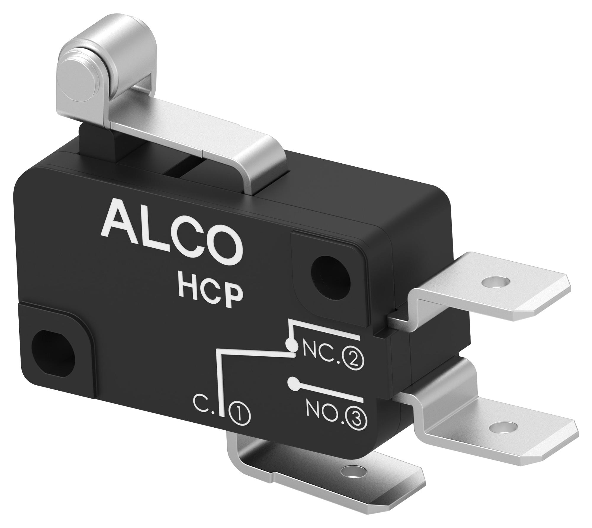 Alcoswitch / Te Connectivity Hcp10Dte5L04. Microswitch, Spdt, 10A, 250Vac