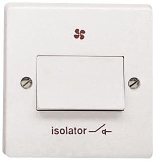 Crabtree 4017/1 3P Fan Isolator 6A