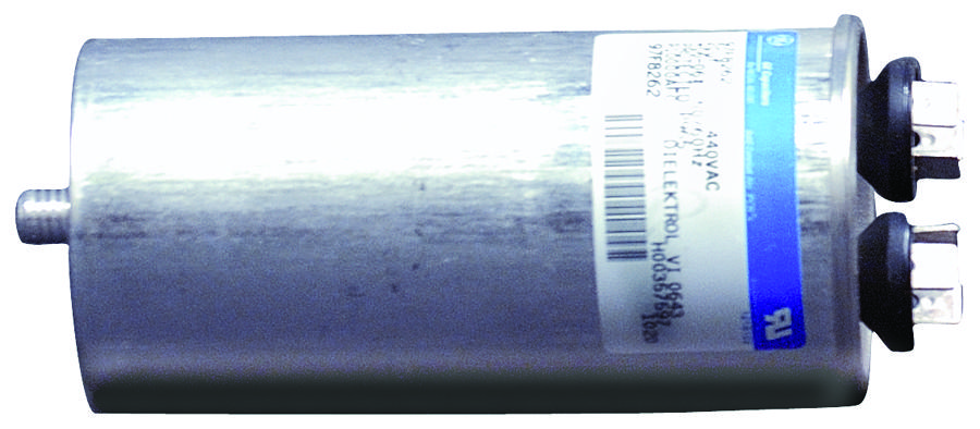 Genteq 97F9608 Capacitor Polypropylene Pp Film 30Uf, 370V, 6%, Qc