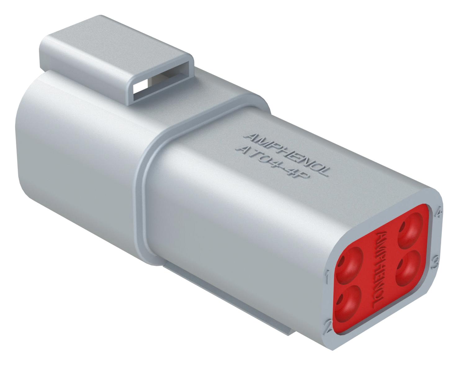 Amphenol Sine/tuchel At04-4P Receptacle, At, 4 Way, Pin