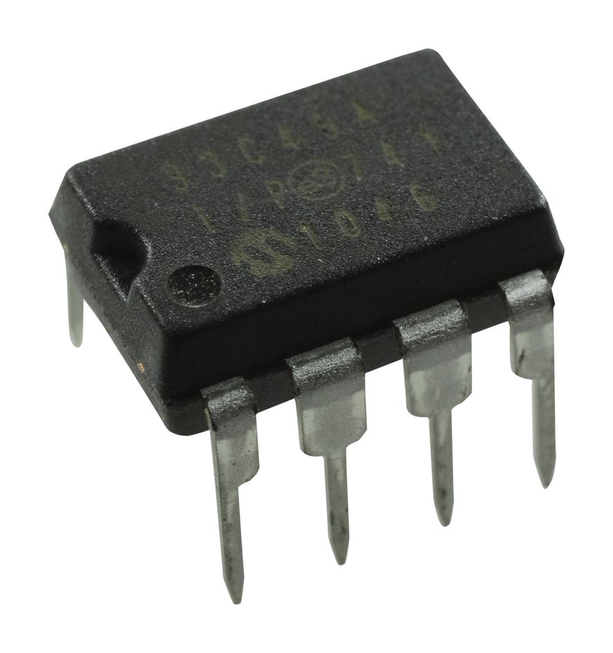 Microchip Technology Technology 93C46A-I/p Eeprom, 1Kbit, -40 To 85Deg C