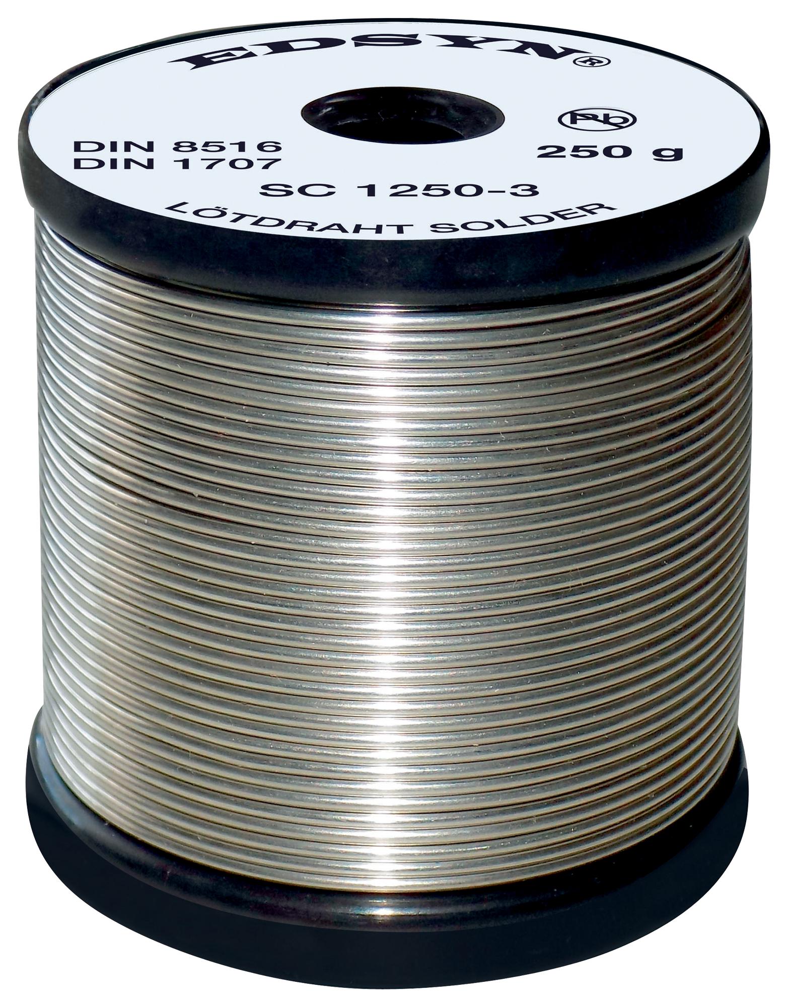 Edsyn Sc 5250-3 Solder Wire, Sn/cu, 0.5mm, 250G