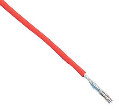 Raychem / Te Connectivity 44A0111-20-2 Wire, 20Awg, Red, 100M