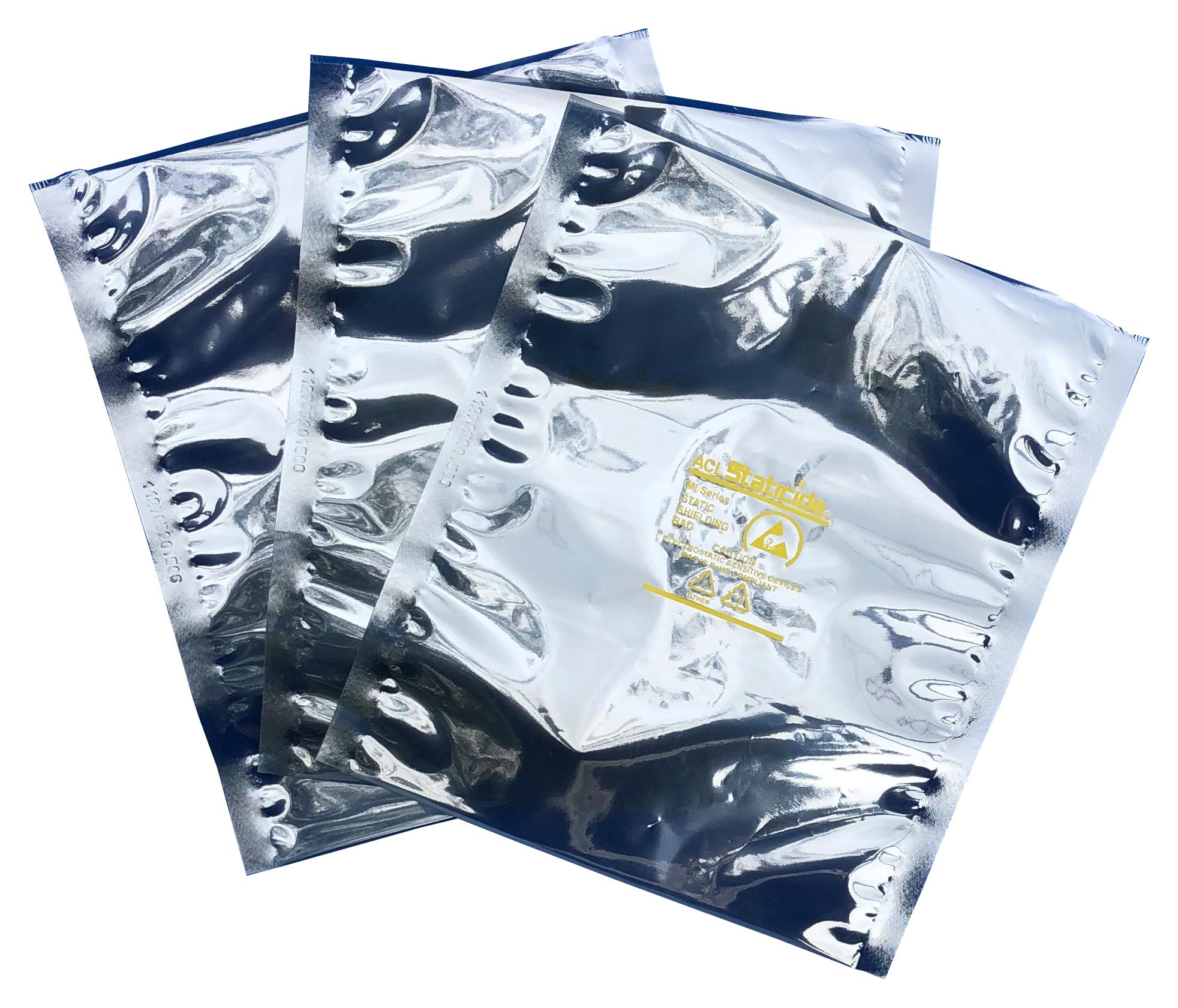Acl Staticide Mi46 Static Shielding Bag, Metal-In, 4 X 6