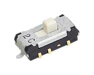 NIDEC Components Cms-2202Tb Slide Switch, Dpdt, 0.1A, 12Vdc, Smd