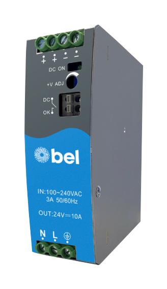 Bel Power Solutions Lec240-12 Power Supply, Ac-Dc, 12V, 16A