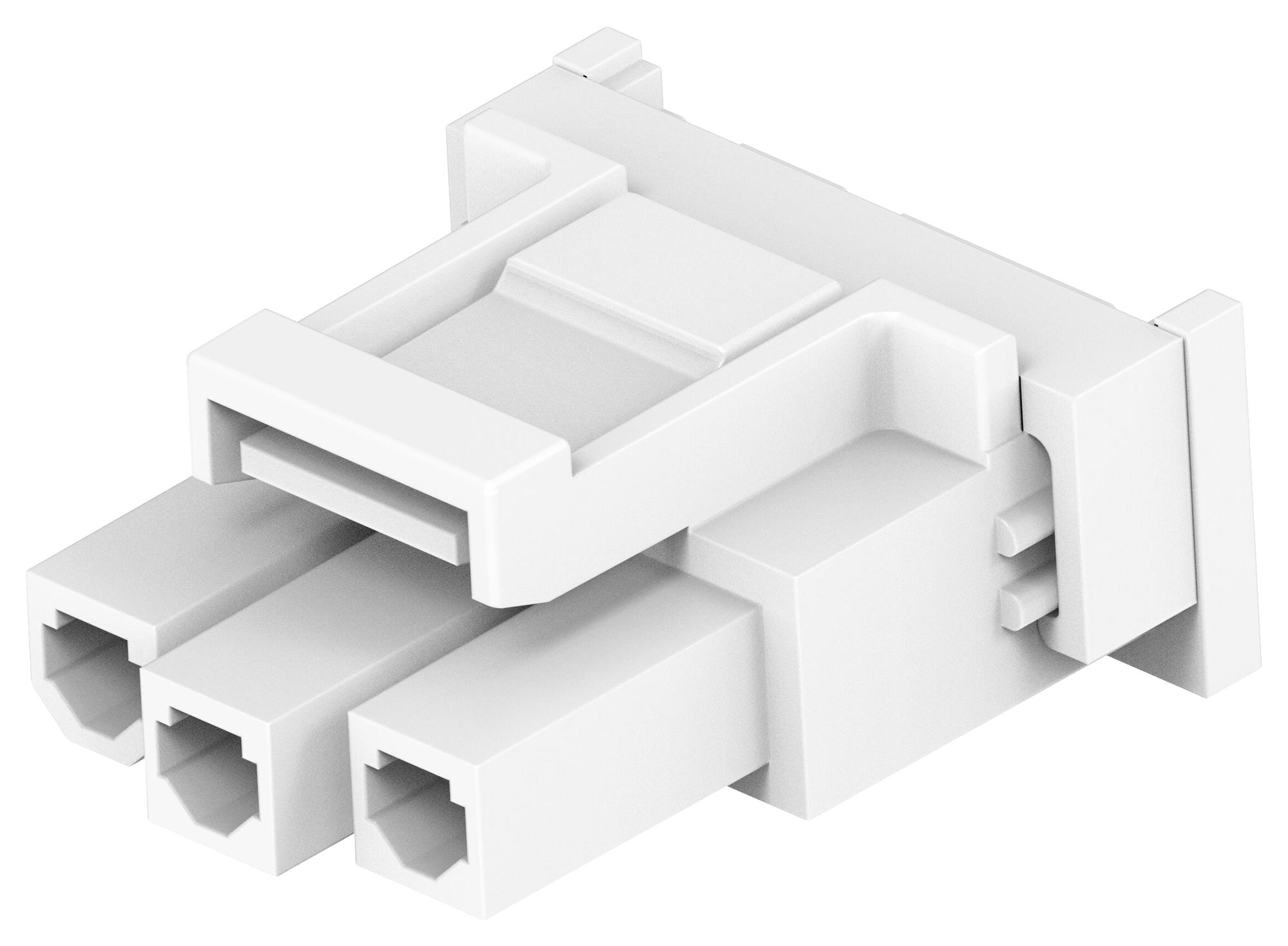 Amp Connectors / Te Connectivity 2386011-3 Connector Housing, Rcpt, 3Pos, 4.2mm