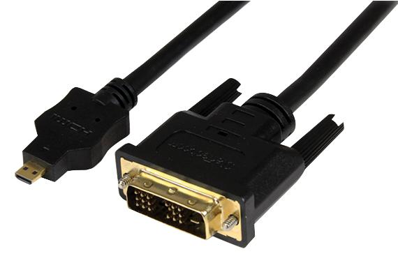 Startech Hdddvimm2M Lead, Micro Hdmi - Dvi-D M/m 2M