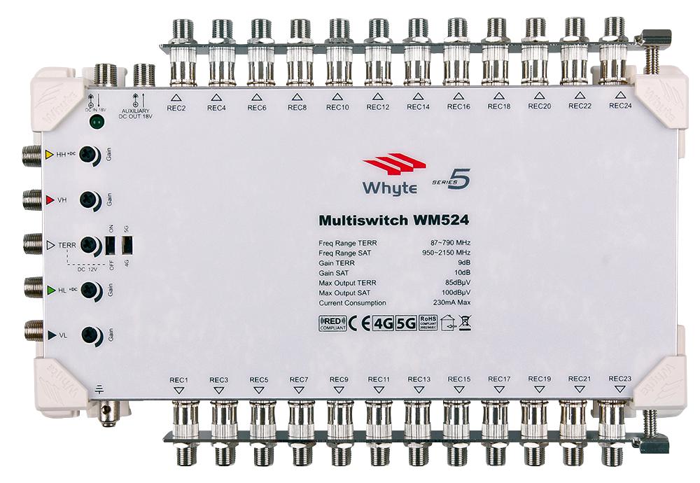 Whyte 10004 Multiswitch, 5-Wire, 24 Way