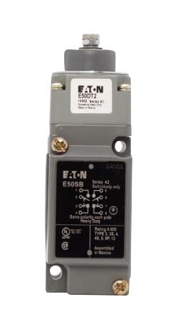 Eaton Cutler Hammer E50Bt2 Limit Sw, Dpst-No/nc, 10A, 240Vac, Screw