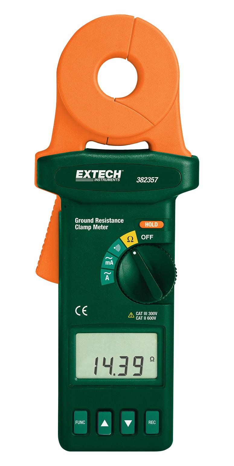 Extech Instruments 382357 Ground Resistance Tester, 1.667Khz