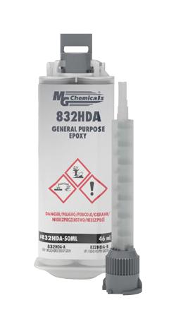 MG Chemicals 832Hda-50Ml Epoxy Compound, Dual Cartridge, 46Ml