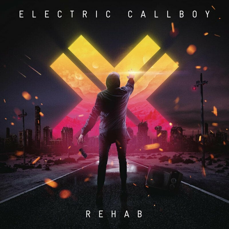 Electric Callboy - Rehab (Re-Issue 2023) Ltd. Transparent Neon Pink/Black - Splattered Vinyl