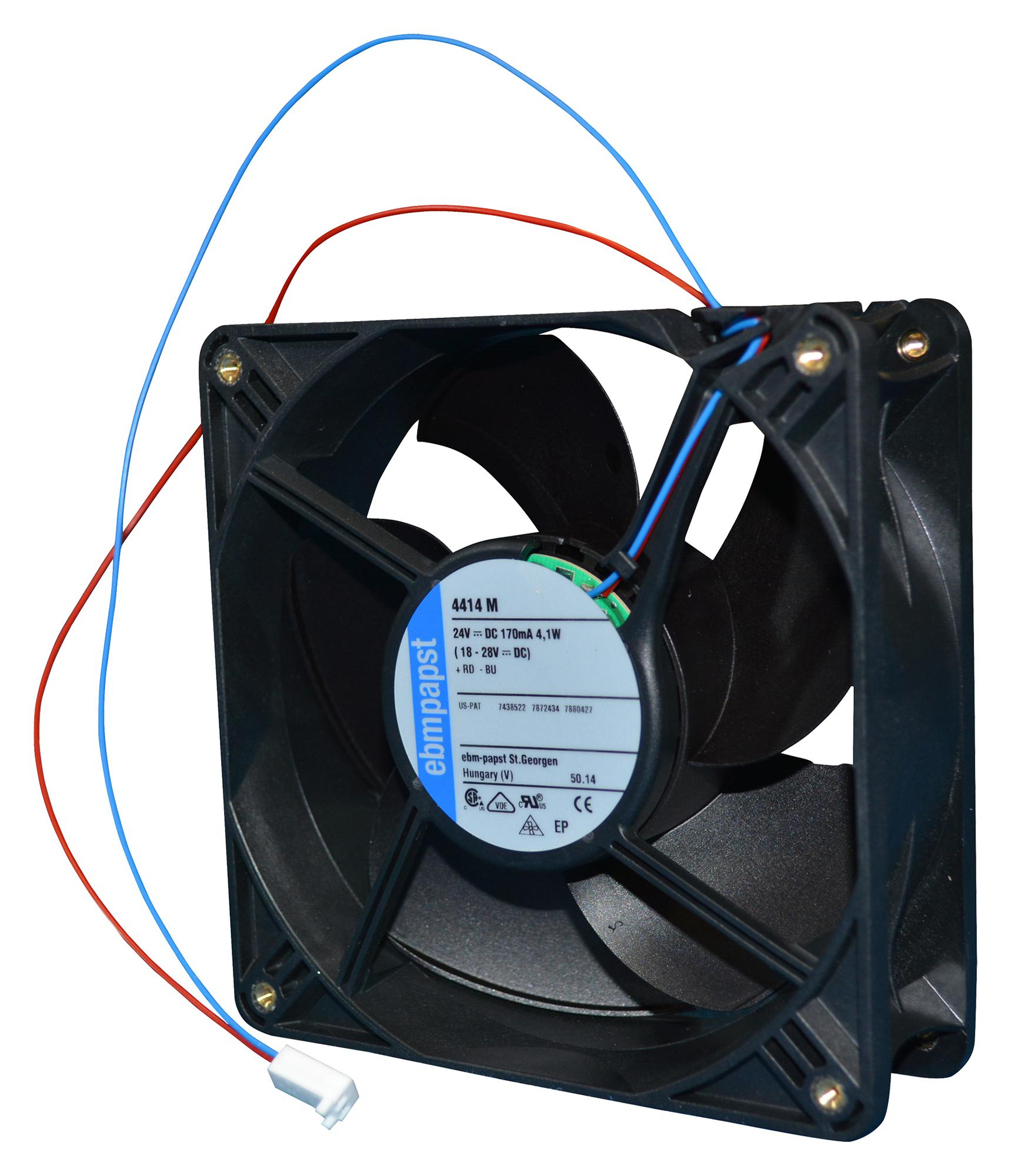 ebm-papst 414F-F00 Fan, 40mm, 24Vdc, Insert & Connector
