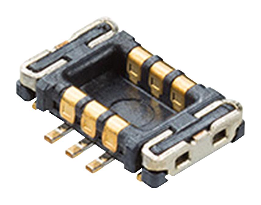 Hirose Bm23Fr0.6-6Dp-0.35V(895) Mezzanine Connector, Hdr, 6Pos, 2Row, 0.35mm