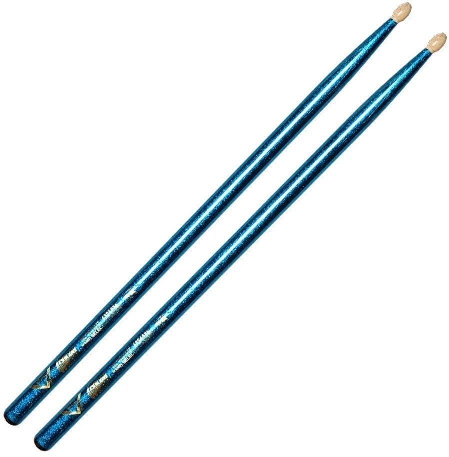 Vater VCB5A Color Wrap Los Angeles 5A Blue Sparkle Drumsticks