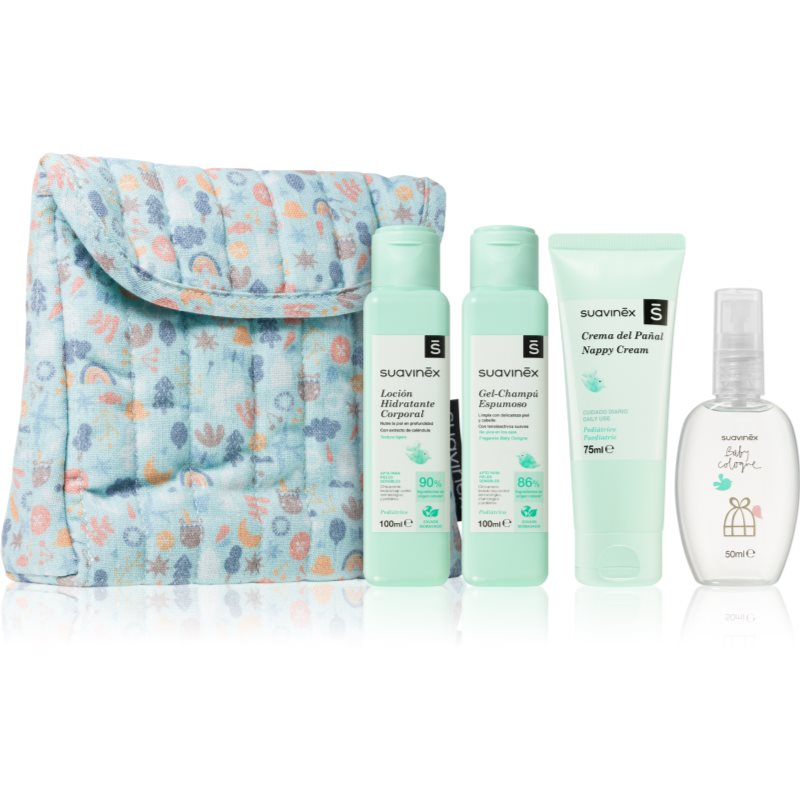 Suavinex Baby Care Essentials Set Blue travel set (for children)